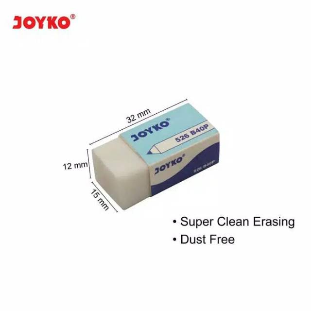 STIP/ PENGHAPUSAN/ PENGHAPUS PENSIL JOYKO PUTIH