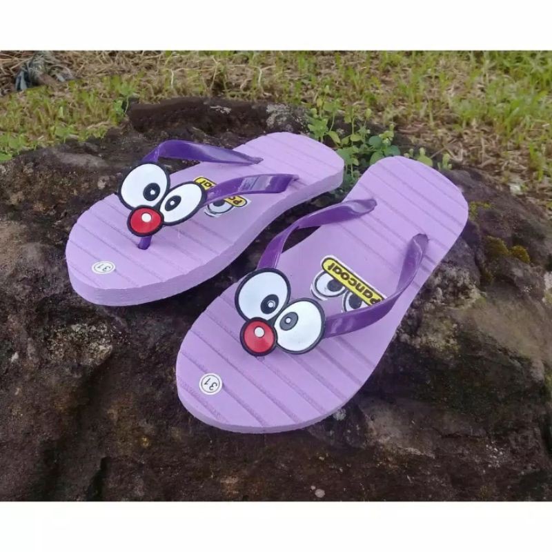 SANDAL JEPIT ANAK KARAKTER PANCOAT MINIMALIS SIZE 21-30