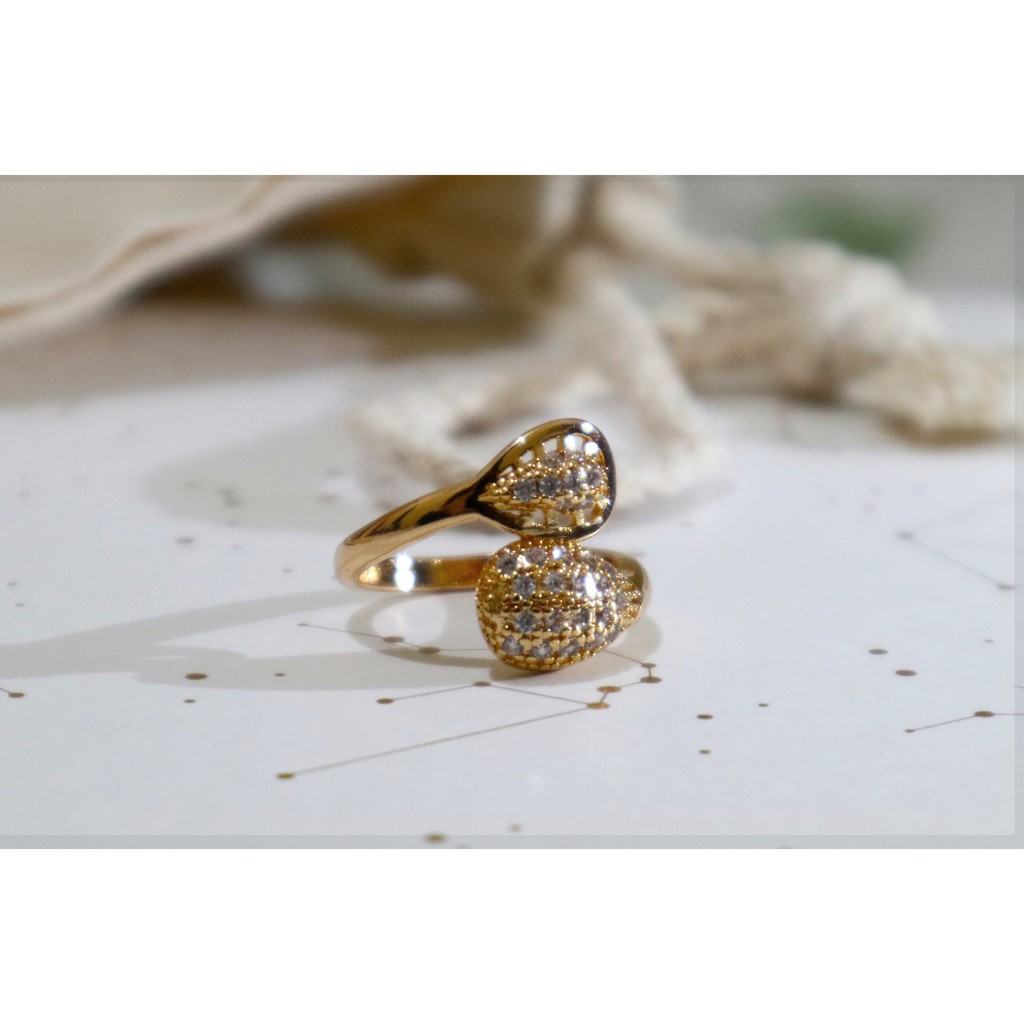 Kenten Acc - Cincin Emas Permata Perhiasan Wanita Fashion Dewasa