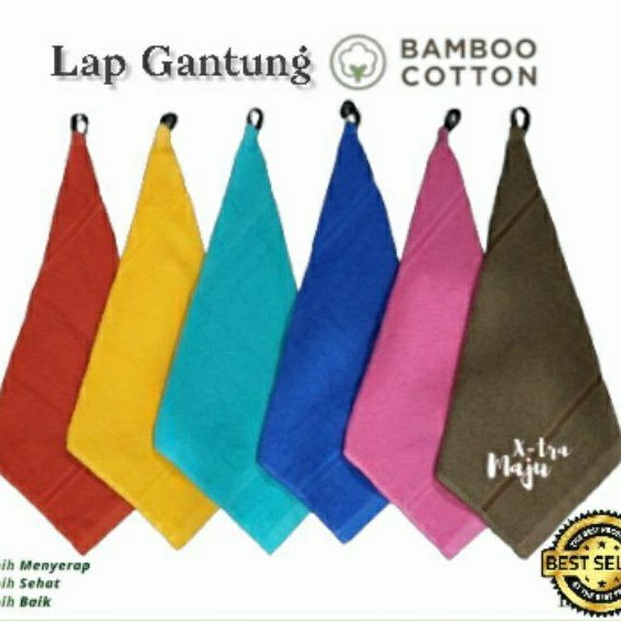 LAP TANGAN GANTUNG / LAP GANTUNG HANDUK KATUN / HAND TOWEL - BAMBOO