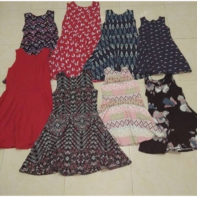 Dress Abercrombie grosir isi 12pcs