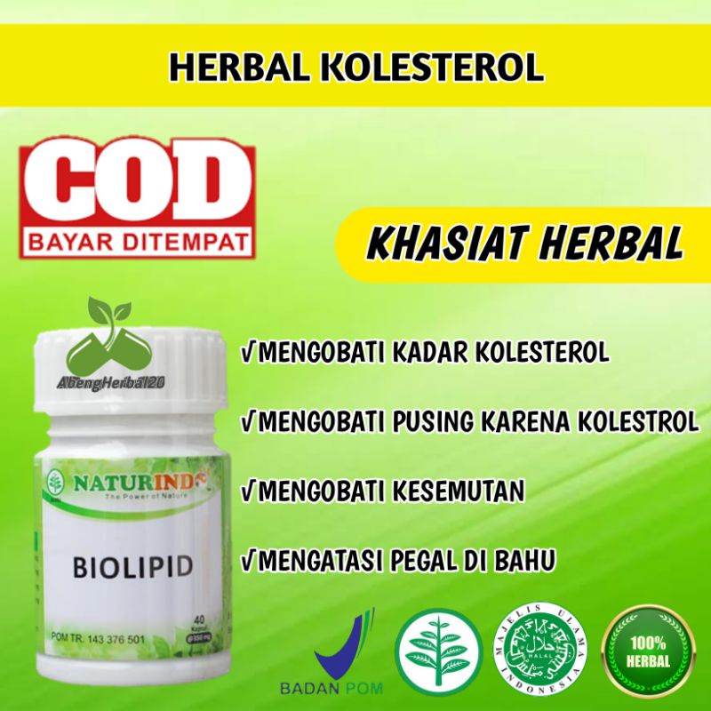 BIOLIPID obat herbal kolesterol tinggi dgn gejala sakit kepala pusing nyeri bahu kesemutan & kebas-3