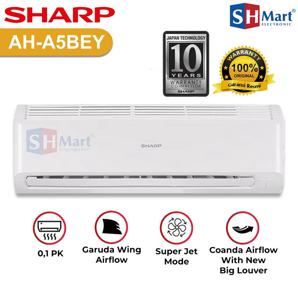 AC SHARP 1/2 PK AH-A5BEY / 5BEY INDONESIA NEW ANTI KARAT GARUDA SERIES UNIT ONLY