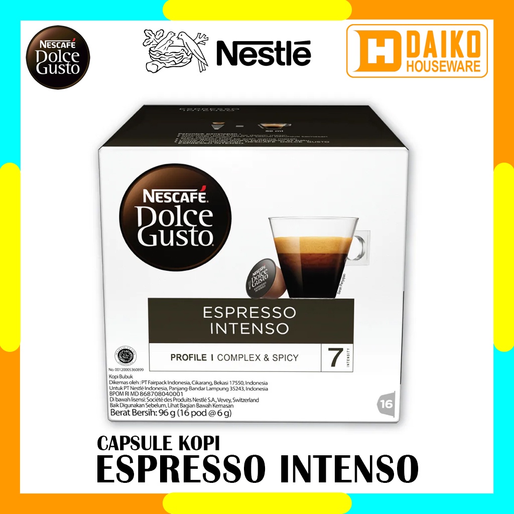 Capsule NDG Nescafe Dolce Gusto Espresso Intenso 1 Box Original Nestle