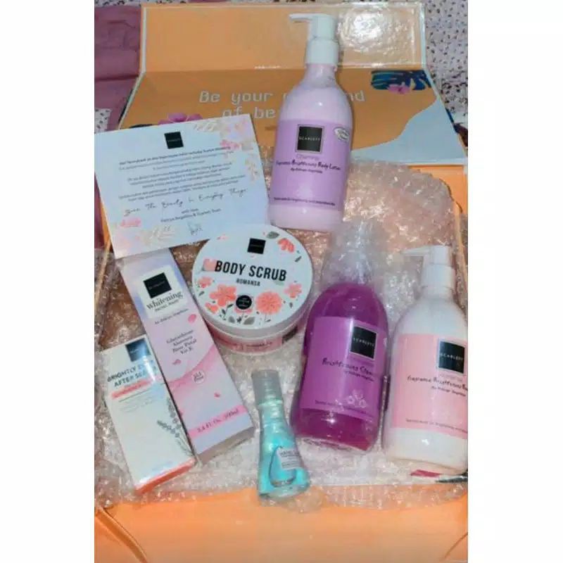 PAKET SESERAHAN SCARLET DAPAT 5PCS MURAH + FREE BOX