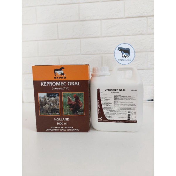 PROMO Kepromec oral 1 liter - obat gurem, kutu, scabies