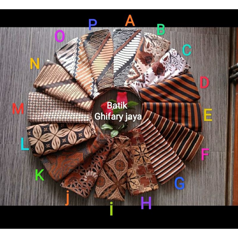 ATK KAIN BATIK MOTIF JARIK SOGAN LAWASAN SERIE 1 / BATIK PEKALONGAN / BATIK ORI PEKALONGAN