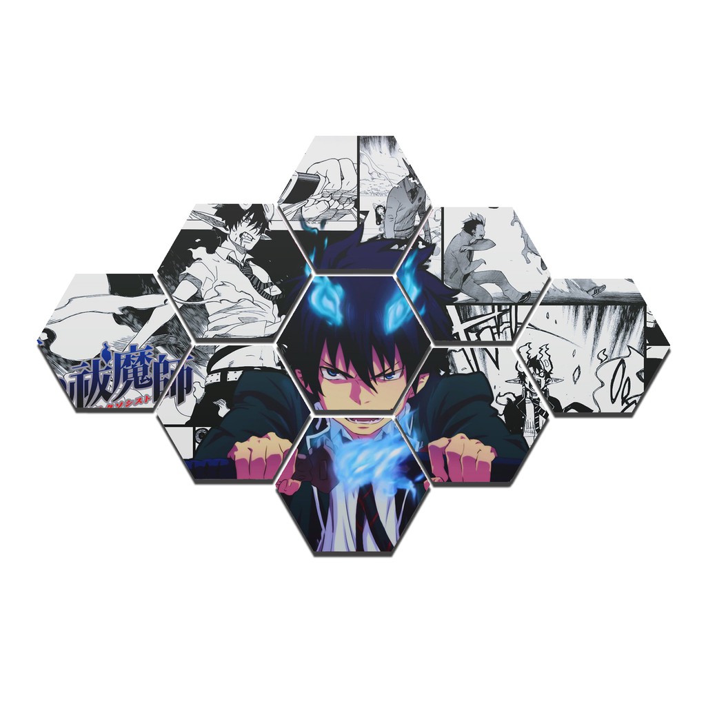 Hiasan Dinding Hexagonal 1 Set Anime Rin Okumura Special Edition pusatmode1234