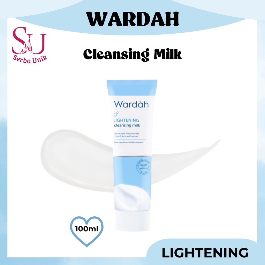 Wardah Lightening Cleansing Milk 100ml | Pembersih Wajah