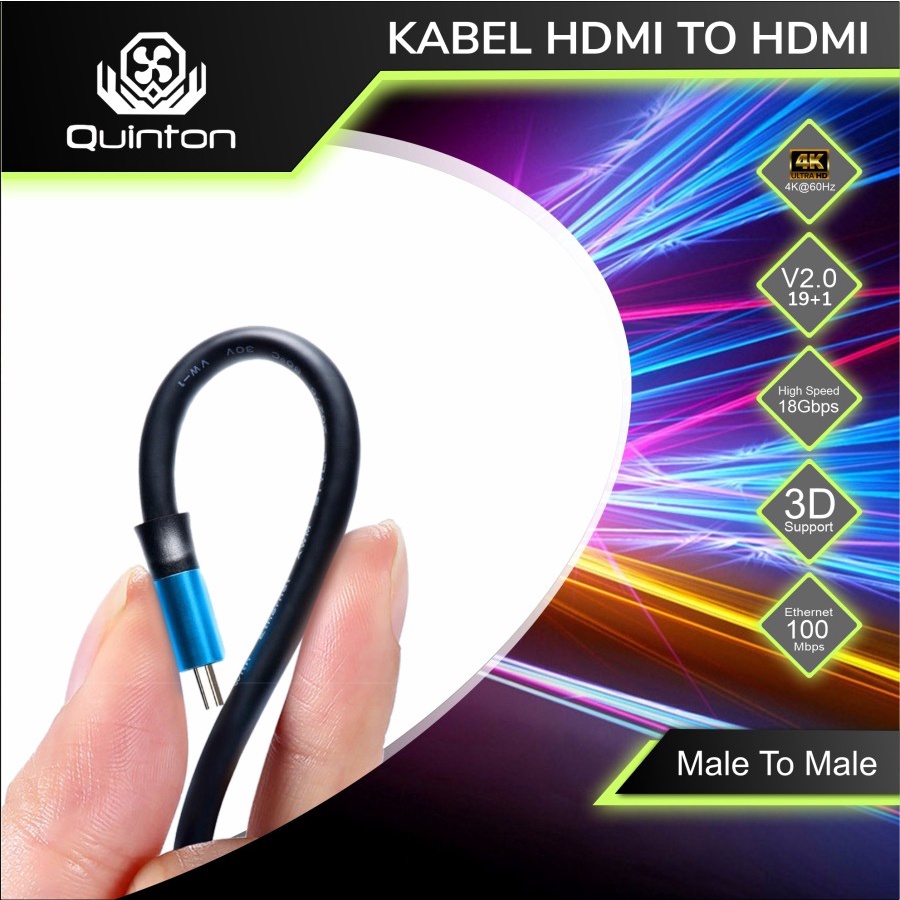 Kabel HDMI to HDMI 4K 60hz V2.0 19+1pin high speed 3D 10meter /15meter