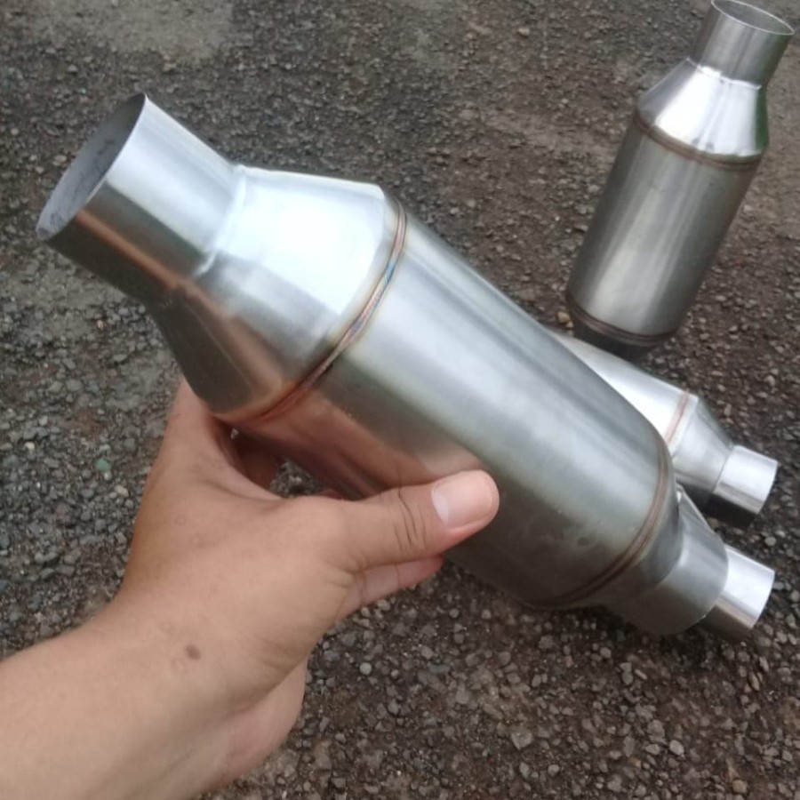 Resonator Stainlis - Resonator Knalpot Mobil manual - matic