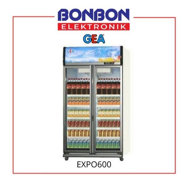 GEA Showcase Display Cooler 2 Pintu EXPO-600AH/CN / EXPO600 AH/CN