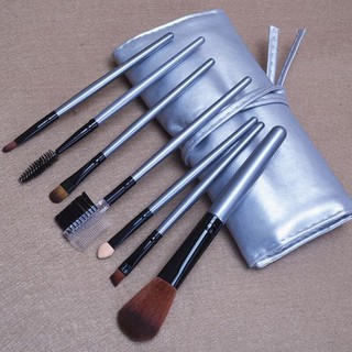 Image of thu nhỏ Promo Makeup Brush 7pcs Paket Set Kuas Make Up brush set dengan pouch PU #1