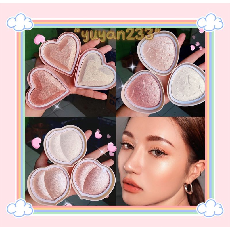 PROMO!!!HIGHLITER BLUSHING HEART,PRETY COLORFUL,MY LOVE IMAN OF NOBLE