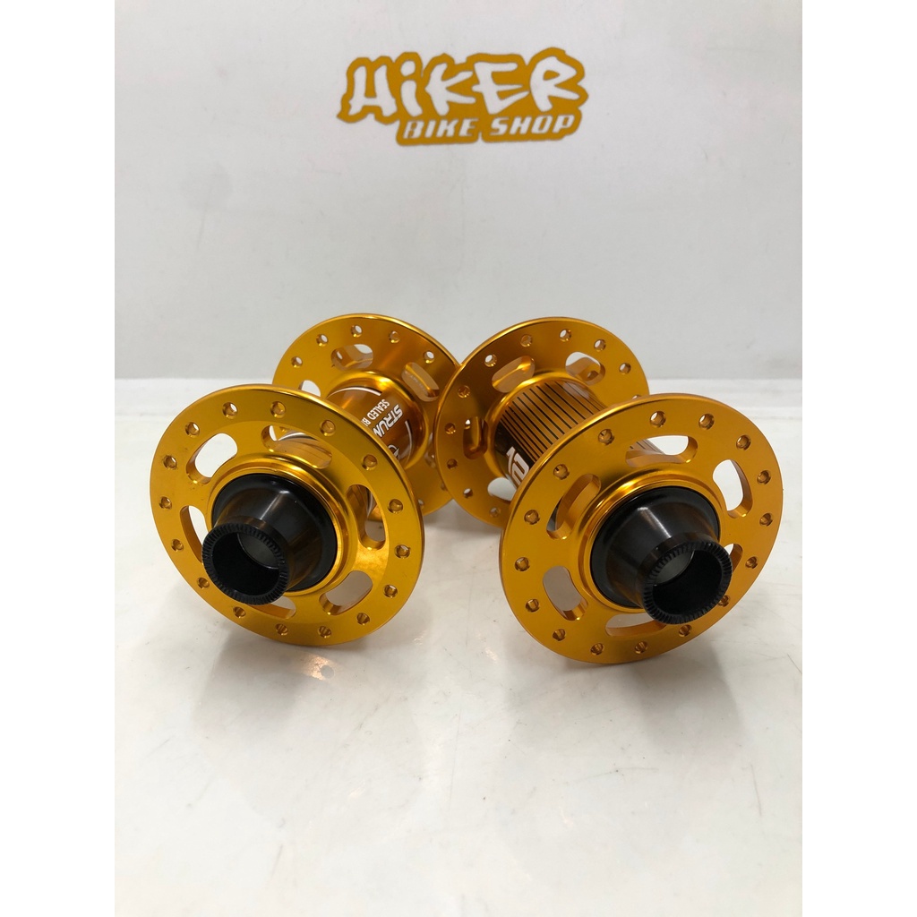 Hub Freehub Hub Depan Front MTB Bearing STRUMMER Boost TA15x110mm 6 Bolts 32 Hole Baru