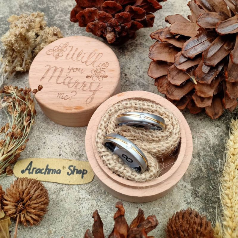 Cincin couple titanium / cincin nikahan / cincin lamaran