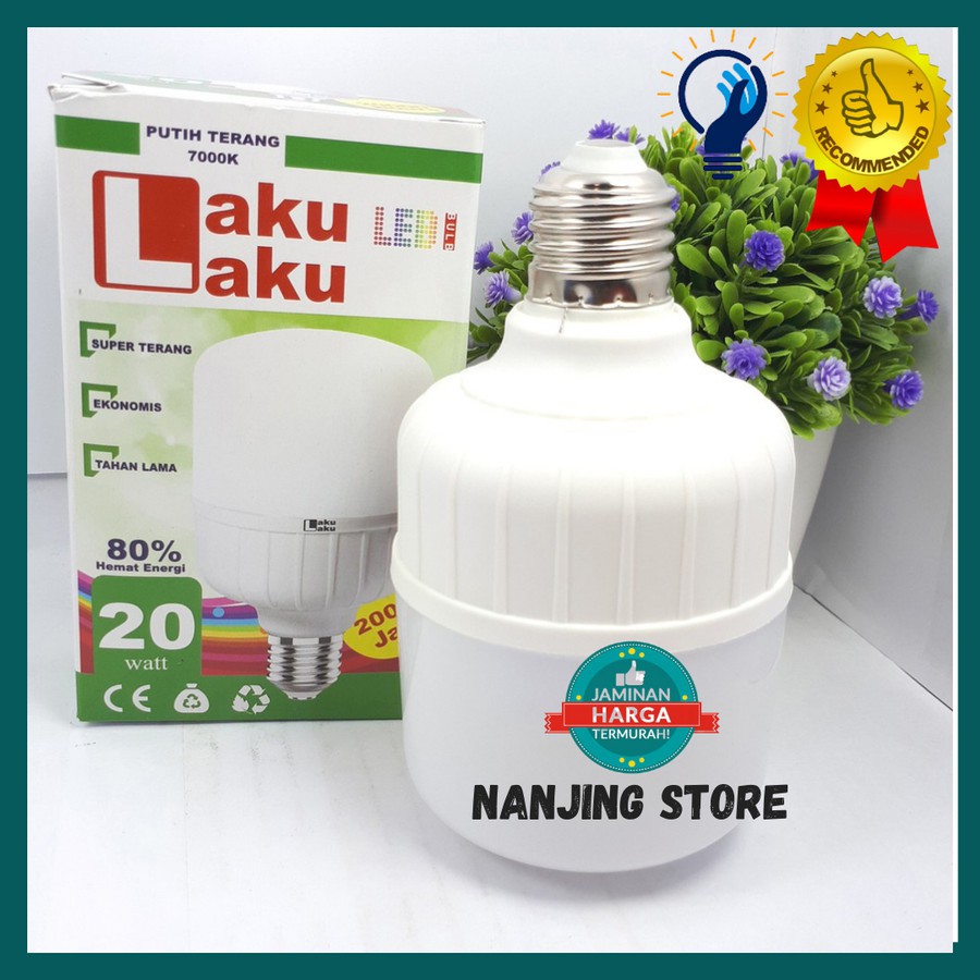 Lampu Bohlam Laku Laku T LED 20 Watt Murah / Bohlam Laku Laku Termurah