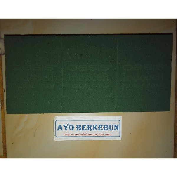 Media tanam floral foam basah indocell / oasis / busa floral foam / gabus bunga / busa bunga