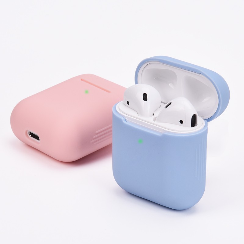 [HANYA SOFT CASE] Airpods Gen 1 / Gen 2 Polos Plain Simple i12 i11 Inpods 12 TANPA AIRPODS