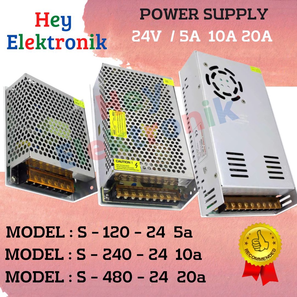 Power Supply DC 24V 5A 10A 20A 30A 40A