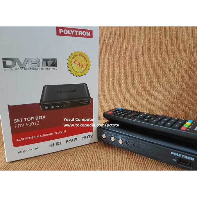 Set Top Box Dvb-T2 Polytron Pdv 500T2 - Resmi Sertifikasi Kominfo Dengan Harga Terjangkau Terbaru