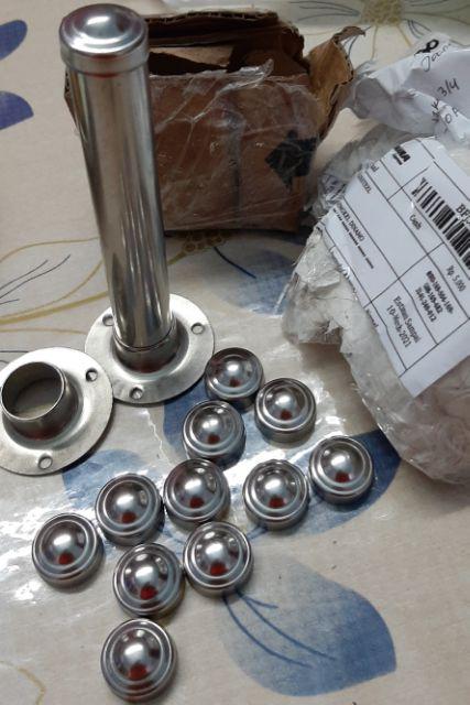 Pipa Stainless 304 3/4 Inch (od 19 Mm) Tebal 1,2 Mm Panjang 6 Meter Pipa Ornamen 304 Kilap Stainles