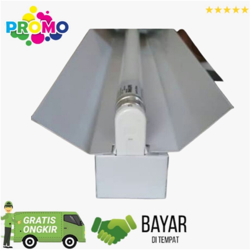 Jual kap tko 1x36 + lampu led philips 16 watt 120cm Shopee Indonesia