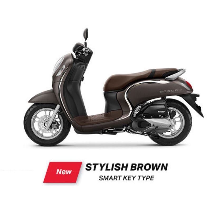 striping sticker ori standar Honda Scoopy stylish new 2022