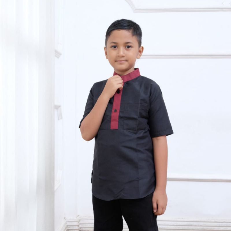 BAJU KOKO ANAK  LENGAN PENDEK