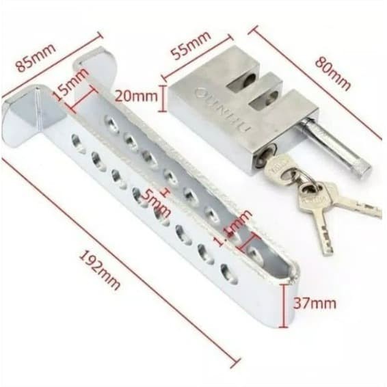 KUNCI PENGAMAN GAS REM MOBIL / KUNCI PENGAMAN PEDAL GAS KOPLING MOBIL
