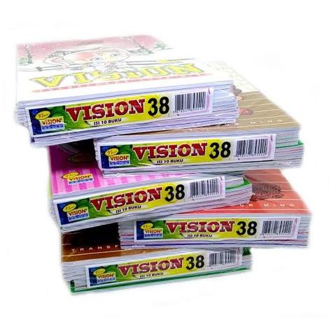

<DeF ✿> 10pc BUKU VISION 38LEMBAR/1PACK BUKU TULIS VISION 38LEMBAR |Produk terjamin