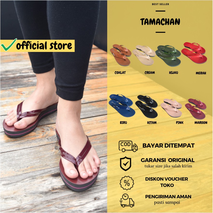 OKADA ORIGINAL SANDAL JEPIT OKADA SANDAL JEPIT WANITA/CEWEK - (TAMACHAN) ORIGINAL TERBARU 2023