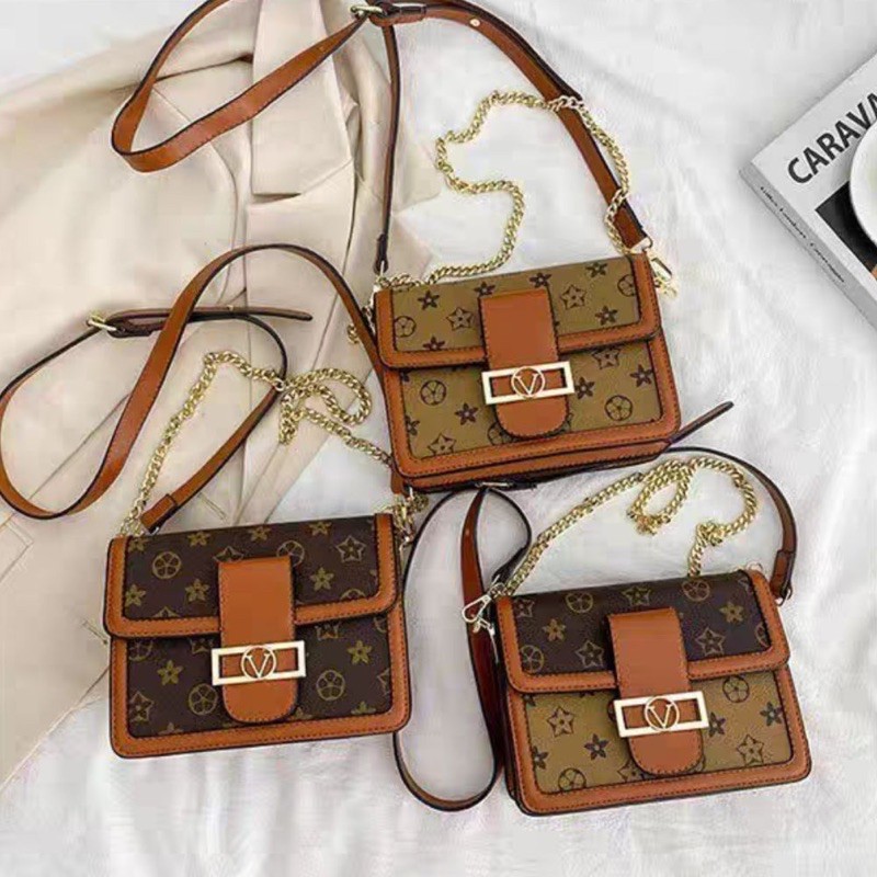 TAS FASHION WANITA LV RANTAI