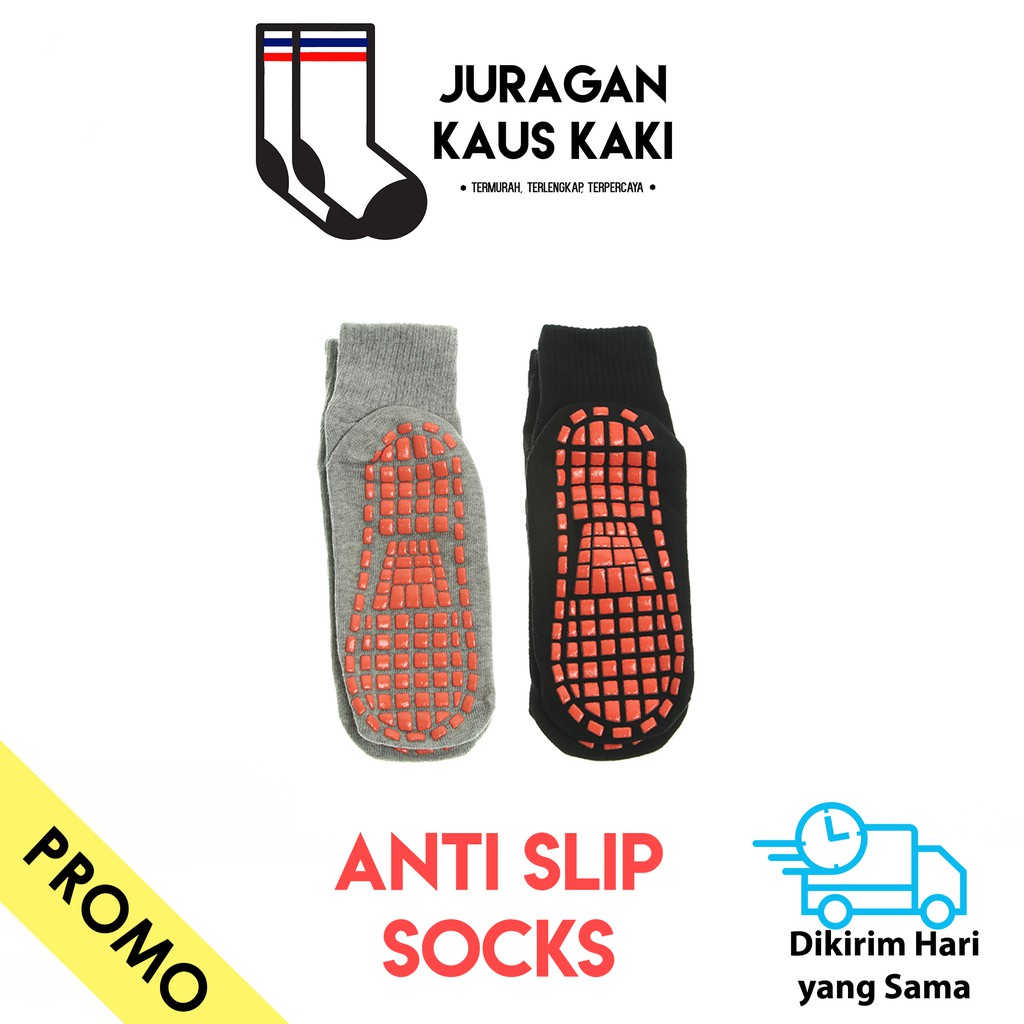 Kaos Kaki Panjang Pendek Semata Kaki Yoga Pilates Antislip Socks Gel-1
