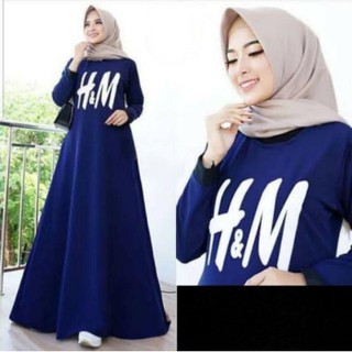  Gamis  Kaos  Jumbo  Gelatik Baju  Muslimah Lengan Panjang 