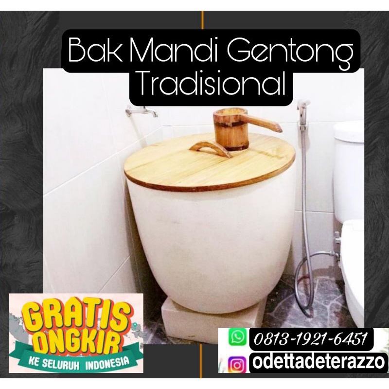 Bak Mandi Gentong Tradisional / Jual Bak Mandi Gentong