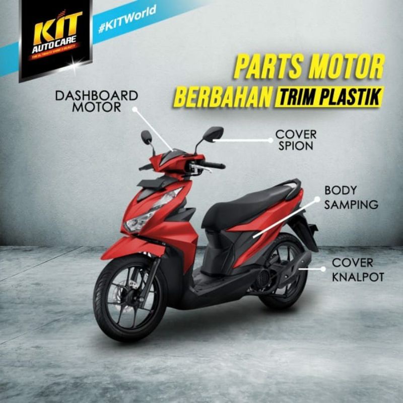 Kit Back To Balck 115 ml Penghitam / Menghitamkan Trim Mobil / Dek Dasboard Motor