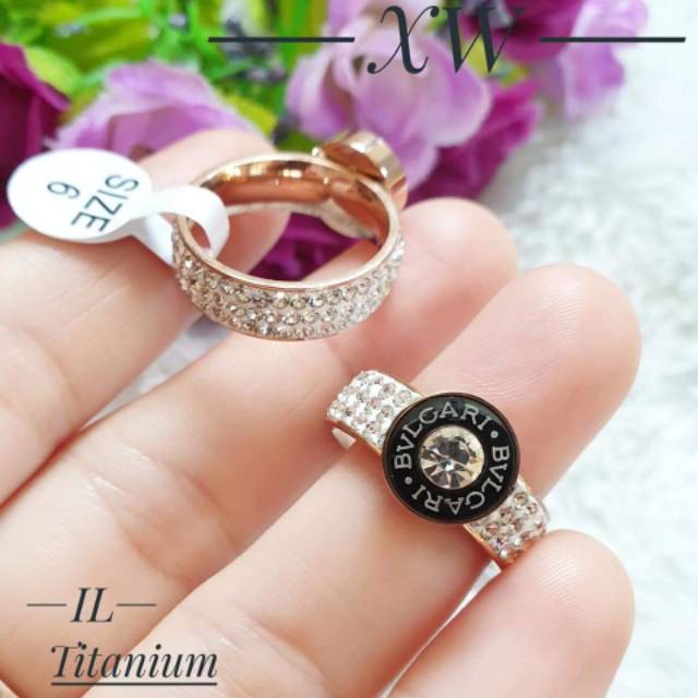 Titanium Set rose gold