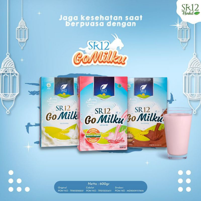 

GO MILKU SR12 SUSU KAMBING ETAWA HALAL BPOM MENINGKATKAN KESEHATAN IMUN