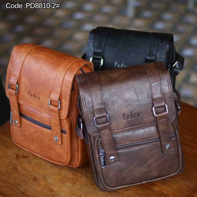 Tas Pedro Cowok Bahan kulit Fashion Murah Grosir Batam