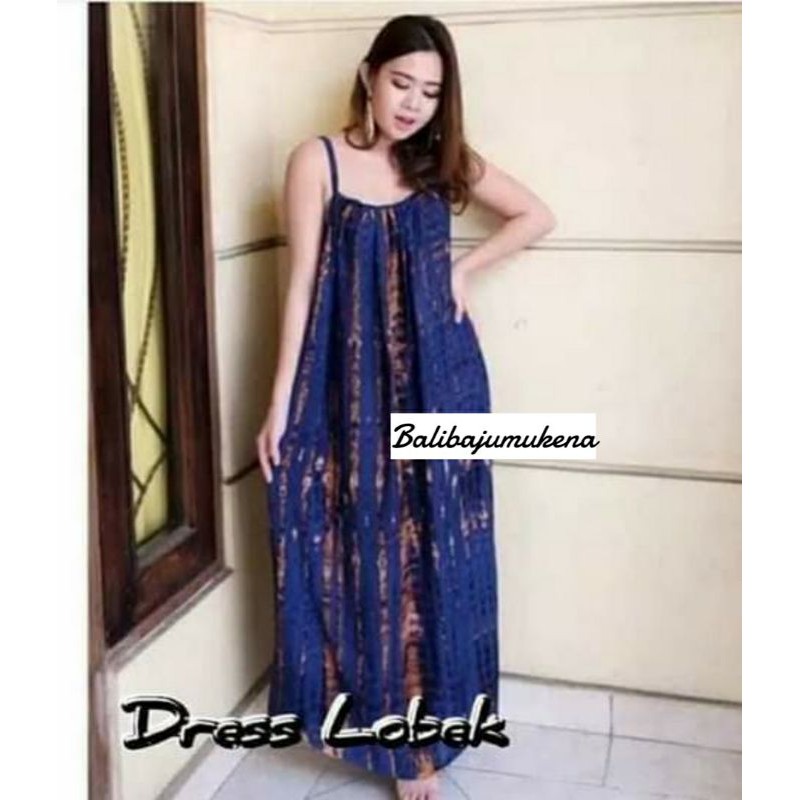 DASTER SINGLET RAYON BALI/SEXY DRESS WANITA SUPER JUMBO MOTIF TIE DYE MUAT SMP BB 100KG MURAH ADEM