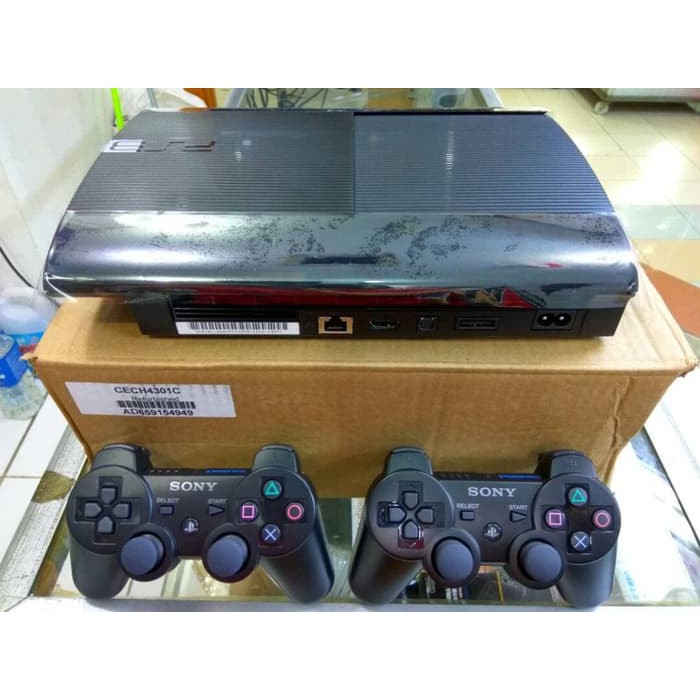 PROMO   PS3 PS 3 SONY PLAYSTATION 3 SUPER SLIM 500 GB OFW REFURBISH + REQ GAME