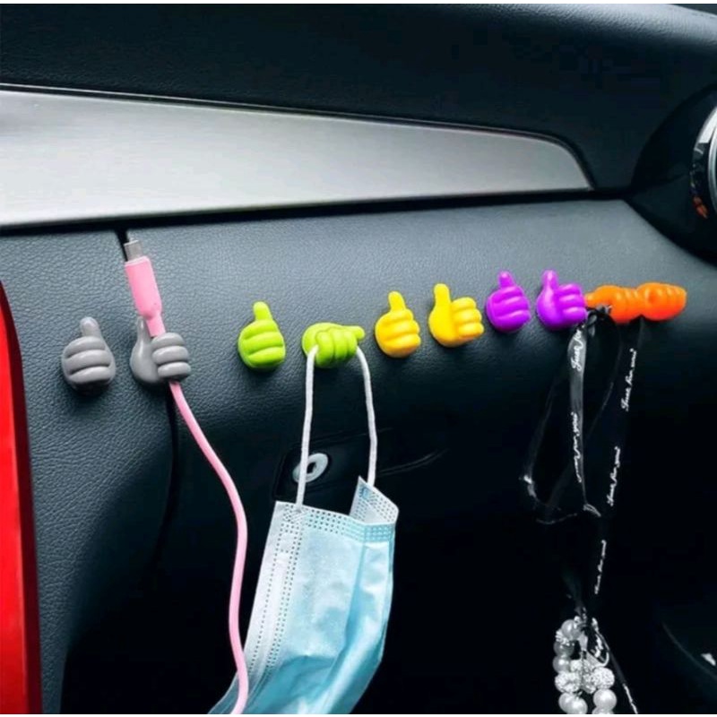 GANTUNGAN MINI LUCU BENTUK JEMPOL UNTUK KUNCI KABEL DLL HANGER