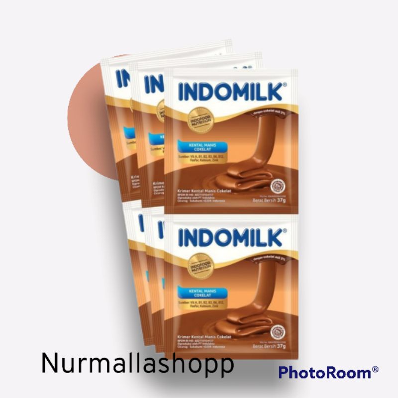 Indomilk® Susu Kental manis Sachet Kemasan 37g (6pcs)