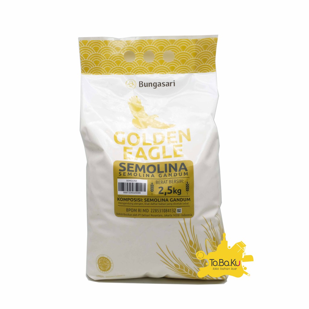 

Tepung Golden Eagle Semolina 500gr