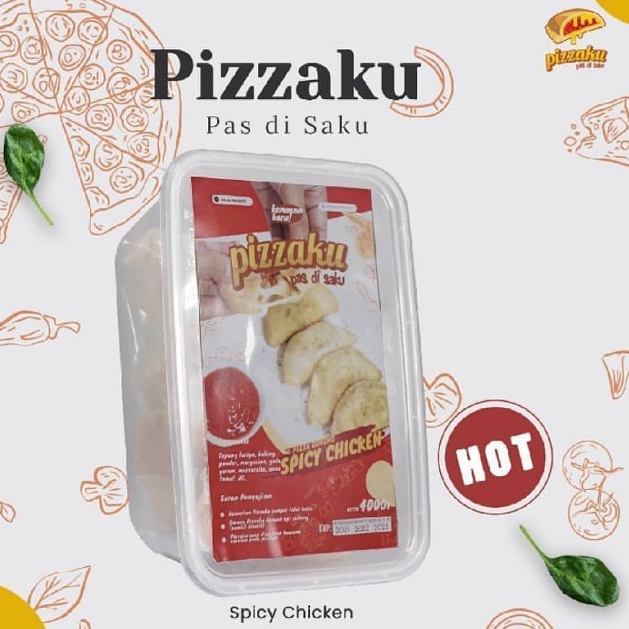 

pizza goreng frozen spicy chicken