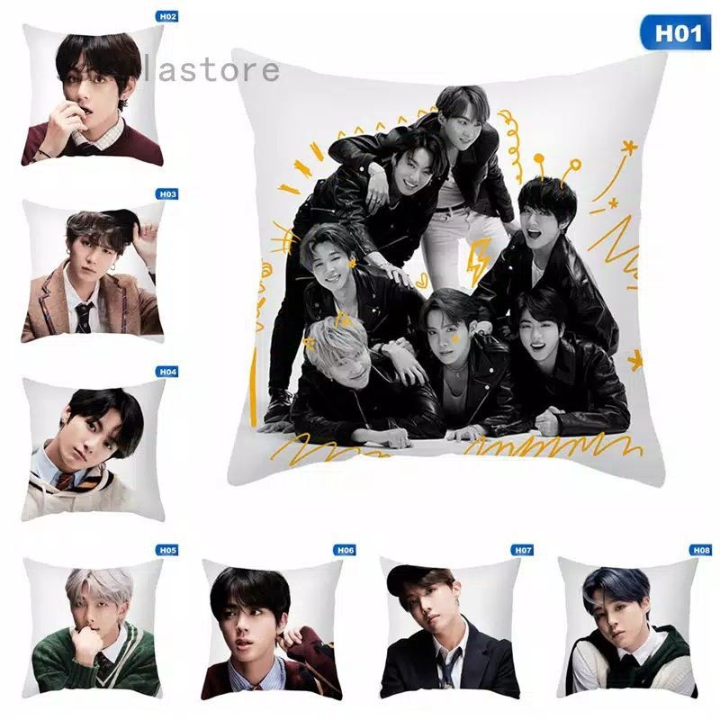 BANTAL BTS 38x38 KPOP CUSTOM TERMURAH