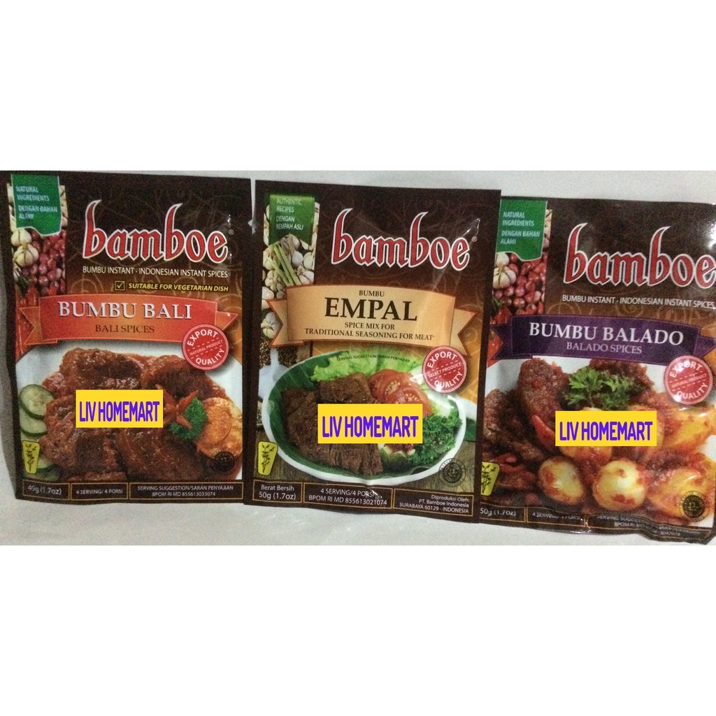 

BAMBOE BUMBU BALI/ EMPAL/ BUMBU BALADO