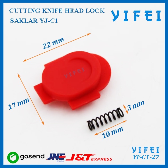 CUTTING KNIFE HEAD LOCK YIFEI YF-C1-27/SAKLAR YJ-C1