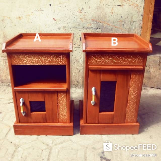 Meja dispnser, magicom kayu